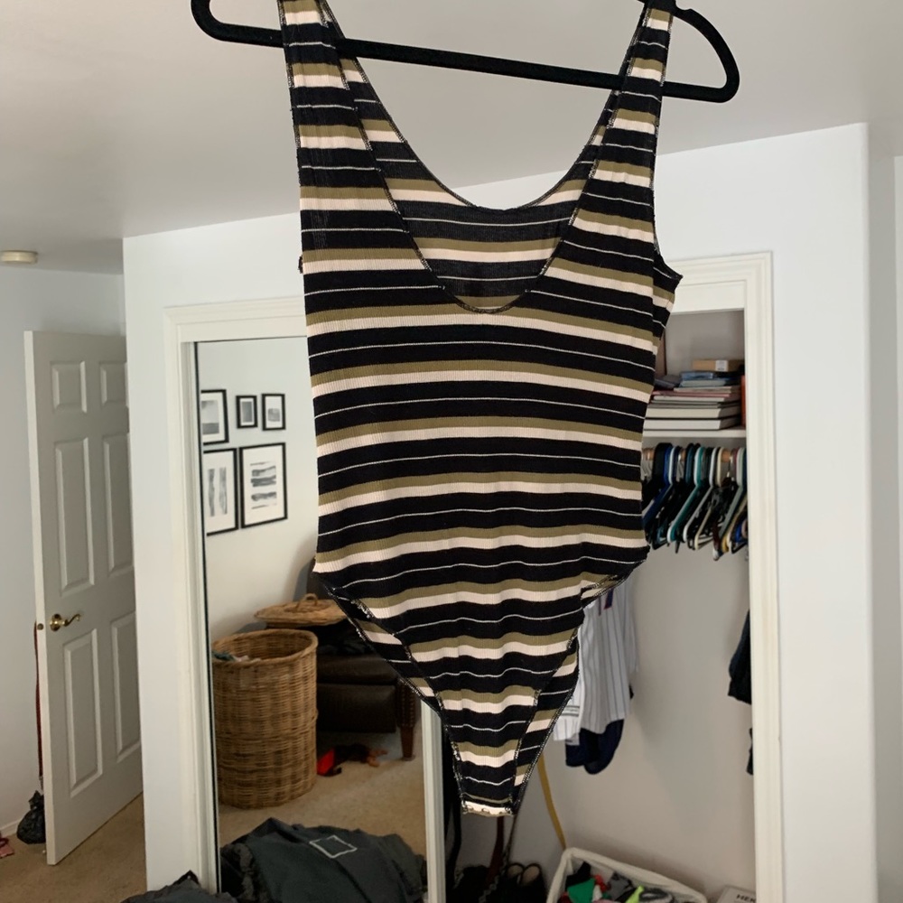 Free people striped bodysuit